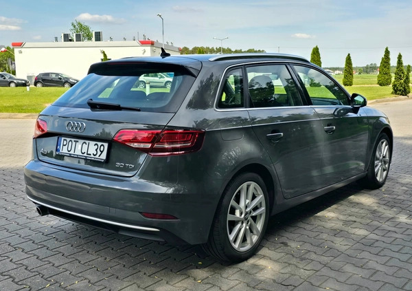 Audi A3 cena 70900 przebieg: 103939, rok produkcji 2019 z Ostrzeszów małe 326